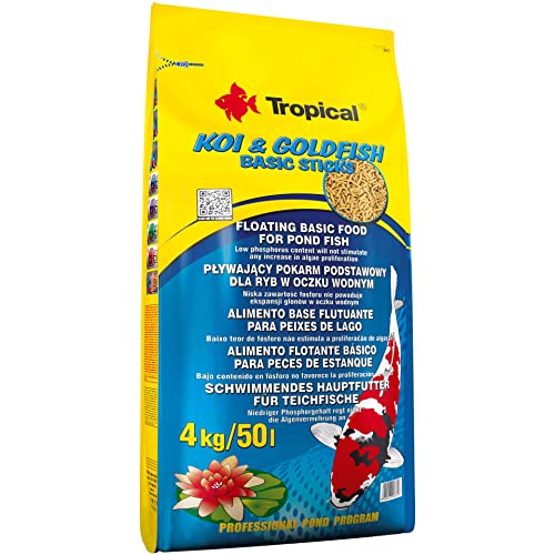 Tropical Koi und Goldfisch Basic Sticks, 1er Pack (1 x 4 kg)