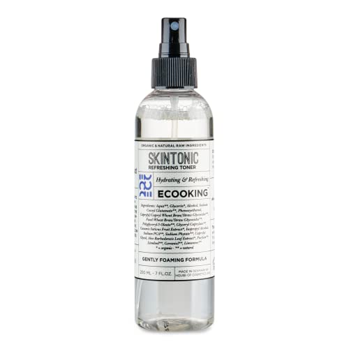 Ecooking Face Skin Toner 200ml - Refreshing Skin Firming Formula to Remove Excess Dirt and Moisturize Your Skin - Cleanses, Hydrates, and Revitalizes for a Radiant Complexion