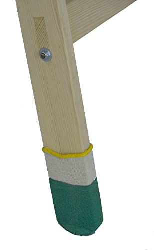 Leitersocke Leitersocken Baumwolle/Latex - Inhalt: 4 St. - für Holzleiter Stehleiter Malerleiter Bockleiter - Universal - DEWEPRO