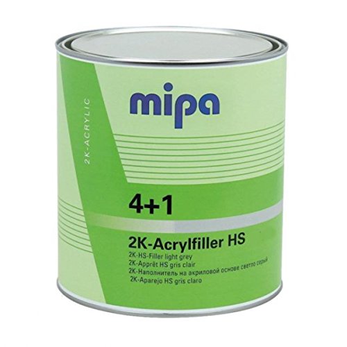 MIPA 4+1 Acrylfiller HS Füller schwarz, 3Ltr. f. Mischregal
