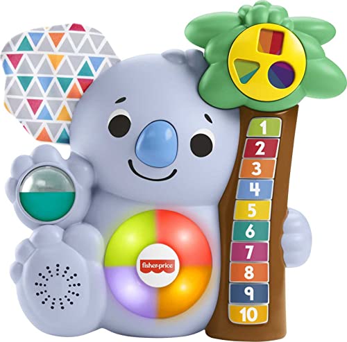 Fisher-Price GRG67 - BlinkiLinkis zählender Koala, musikalisches Kinderspielzeug von Fisher-Price
