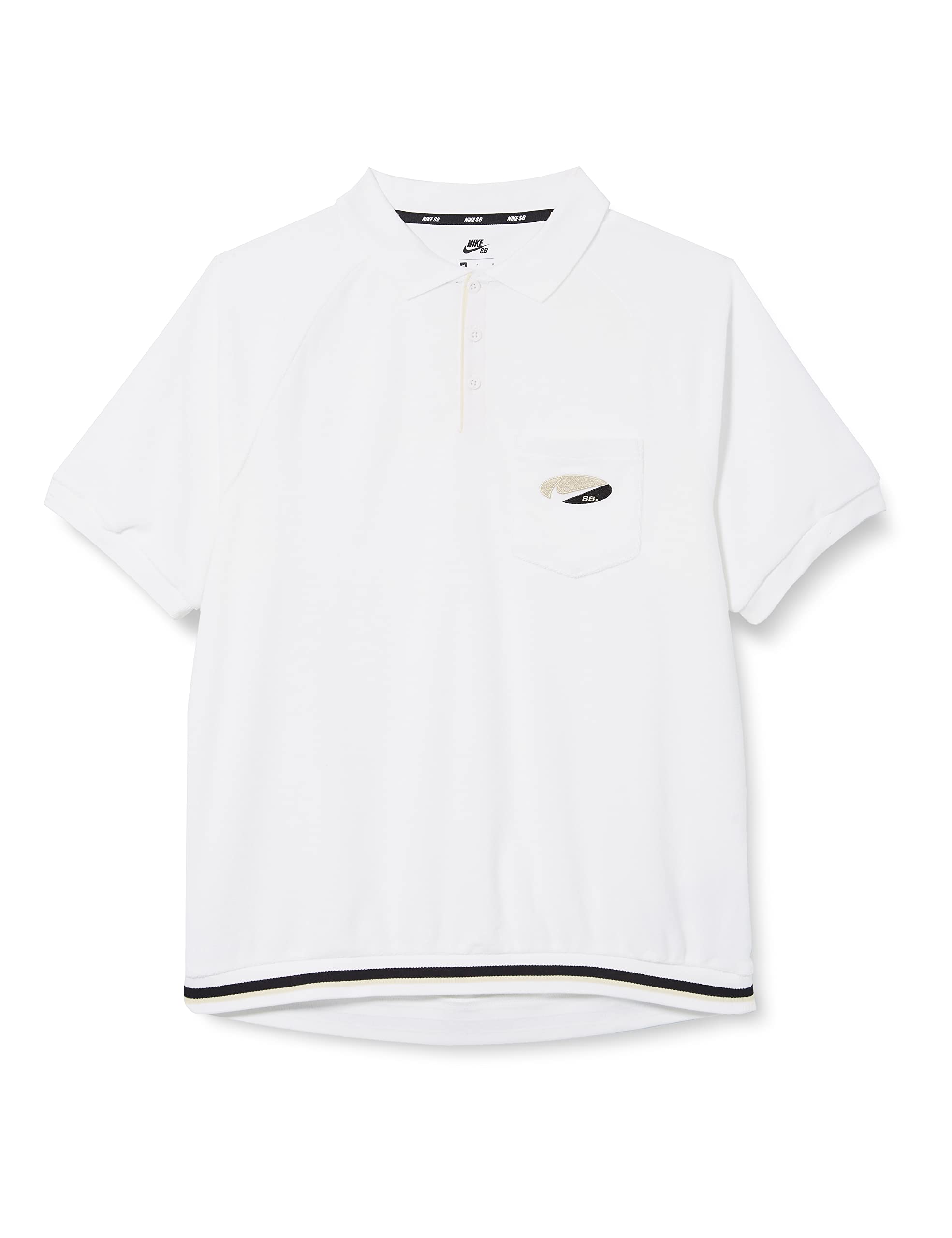 Nike Herren NK SB ON Deck Terry Polo Shirt, White/fossil, x_l
