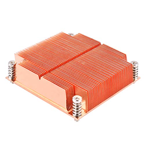 SilverStone SST-XE01-2011 - Xenon CPU Kühler passiv, Kupferlamellen und Kupferbasis, 26mm Höhe, Intel LGA2011/2066