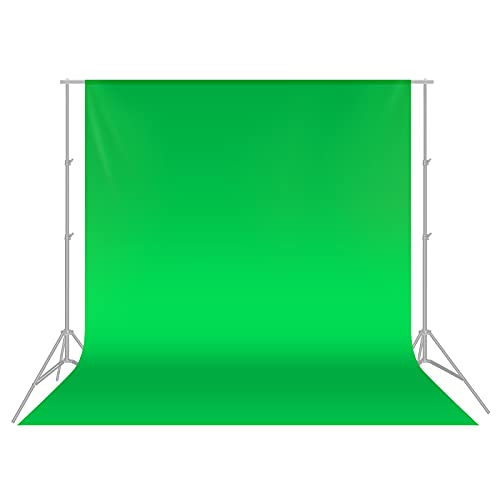 Neewer 10 x 20FT / 3 x 6 M Fotostudio 100% reines Muslin Faltbare Hintergrund Grün