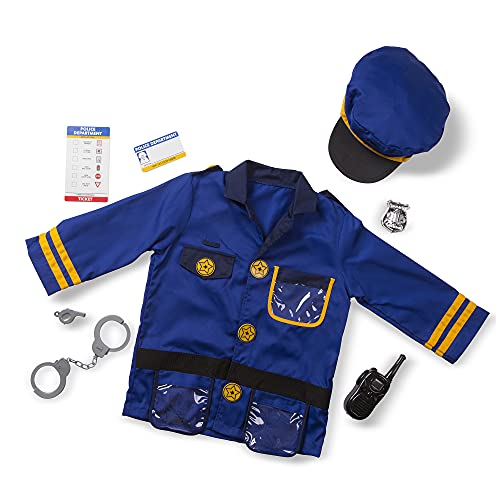 Melissa & Doug Police Officer Role Play Costume Set, Ages 3-6 yrs