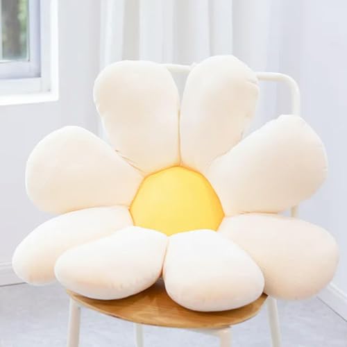 Daisy Plush Plant Pillow Lifelike Sunflower Seat Cushion Chair Flower Pillow 50cm 1