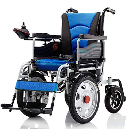 Electric Wheelchair Folding Power Wheelchair 360° Rocker Portable Elderly Scooter
