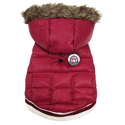 FouFou Dog FFD 62525 Expedition Parka Hundemantel, XL, rot