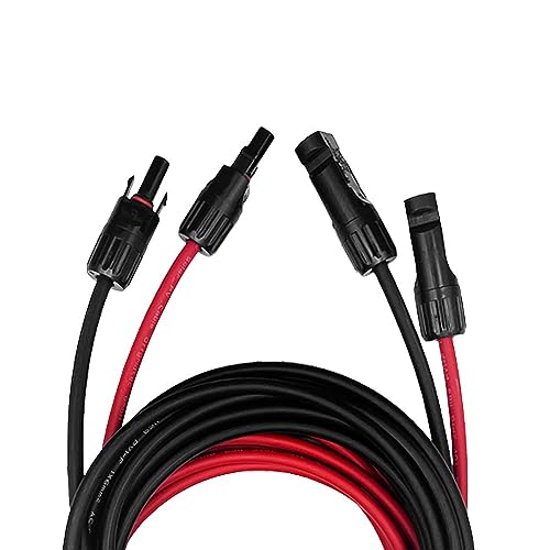 Offgridtec Verbindungskabel PV-Stecker zu PV-Stecker 6mm², 8m rot/schwarz
