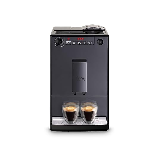 Melitta Caffeo Solo E 950-222 Kaffeevollautomat (Exzellenter Kaffee-Genuss dank Vorbrühfunktion und herausnehmbarer Brühgruppe) pure black