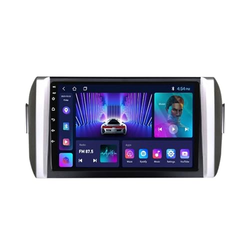 Android 11 Autoradio Für Toyota Innova 2015-2017 Mit Carplay Android Auto, 9 Zoll Touchscreen Mit GPS Navigation DSP RDS Bluetooth HiFi WiFi Lenkradsteuerung + Rückfahrkamera (Size : M150S - 4 Core 2