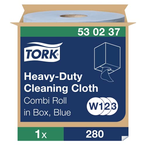 Tork Heavy-Duty Combi Rol Reinigingsdoek Blauw W1/W2/W3