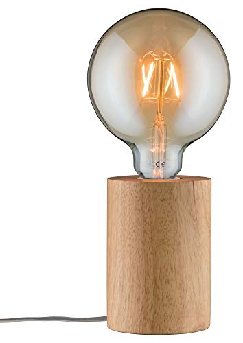 Paulmann Neordic Talin 79698 Pendelleuchte LED E27 EEK: abhängig v. Leuchtmittel (A++ - E) 20 W Edelstahl (gebürstet), Holz
