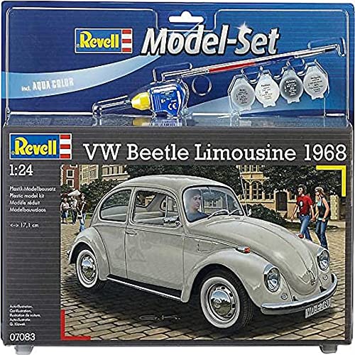Revell Modellbausatz "VW Beetle Limousine 68" Maßstab 1:24 (Set 125tlg)