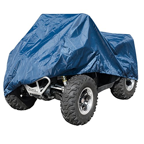 A-Pro Waterproof Rain Cover Protection Motorcycle Motorbike ATV Quad Blue S