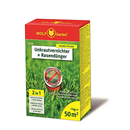 WOLF-Garten Unkrautbekämpfungsmittel "2 in 1 - Unkrautvernichter + Rasendünger"