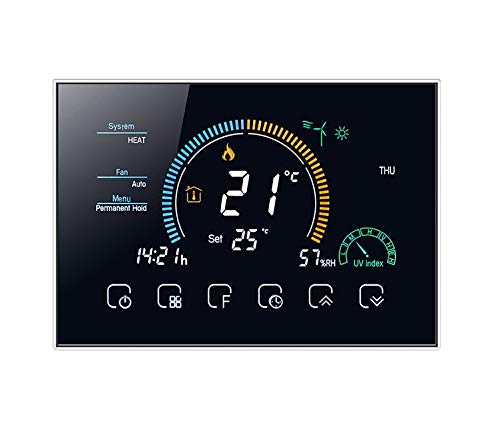 T-storm Smart Wi-Fi-Thermostat für 2/4 Röhren mit LCD-Farbdisplay passend für Box 503 – kompatibel mit Alexa, Google Home und IFTTT