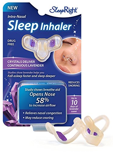SleepRight Intra-Nasal Schlaf-Inhalator, Nasenverstopfung, mit Lavendel