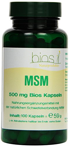 Bios MSM 500 mg Kapseln, 1er Pack (1 x 59 g)