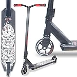 WeLLIFE Scooter Freestyle Stunt Scooter Viper Verbindung HIC System PU-Räder 110 Aluminiumfelgen ABEC 9 RS Lenker Drehung 360 Verstärkte Trittfläche für Kinder, Jugendliche, Erwachsene