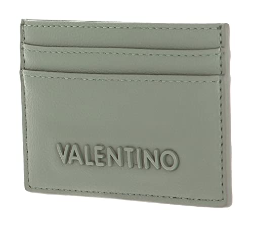 VALENTINO Cognac Credit Card Case Azzurro