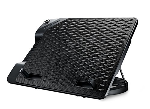 Cooler Master ERGOSTAND III Notebook-Kühler 'Einstellbarer Winkel, USB Hub, Kompatibel mit bis zu 17 Zoll Laptops' R9-NBS-E32K-GP