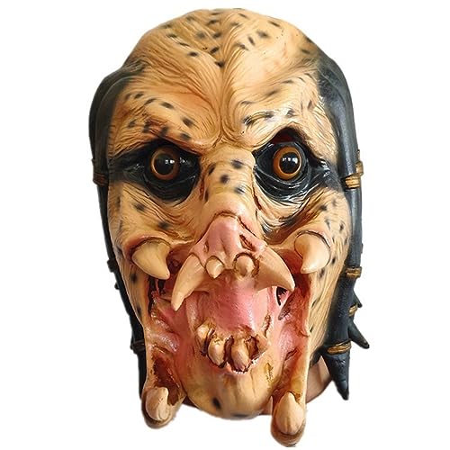 Horror Nexuss Raubtier Latex Maske Horror Kopfbedeckung für Halloween Karneval Kostüm Party Requisiten