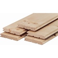Profilholz Fichte/Tanne, A/B-Sortierung 2000 x 121 x 19 mm, Faseprofil