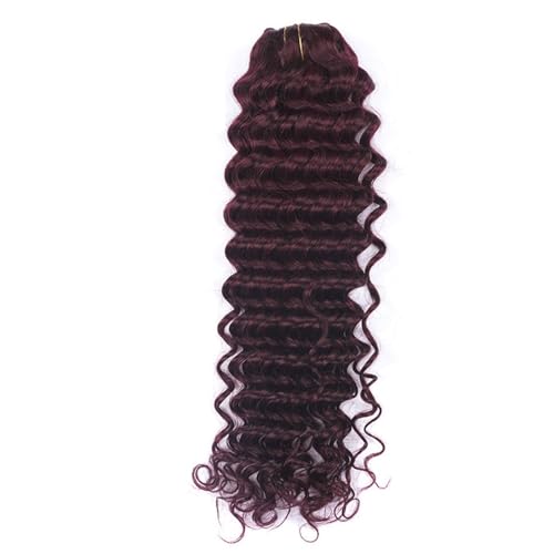Clip-In-Haarverlängerung, Echthaar, Dunkelbraun, 7 Stück, 100 g, Echthaarverlängerung for Frauen (Color : #99J, Size : 1 SIZE_12 INCHES 70G)