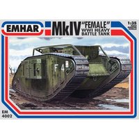 Unbekannt Emhar EM4002 - 1/35 Fahrzeug Mk.IV Female WW I Tank