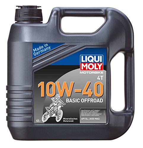 LIQUI MOLY 3062 Motoröl 4T Basic Offroad 10W-40, 4 L