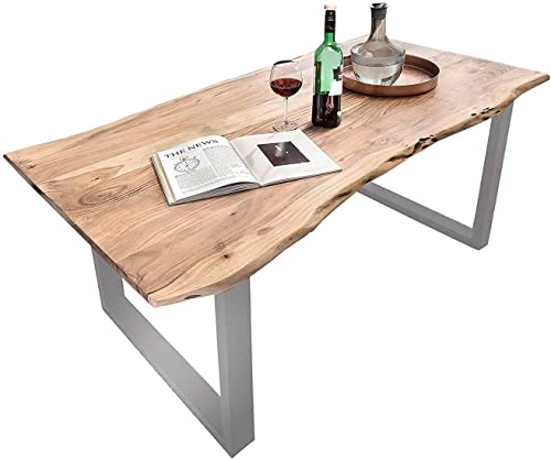 SIT Tisch Esstisch Baumkante massiv 140x80cm Akazie Neu