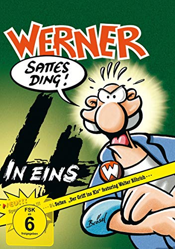 Werner - vier in eins (inklusive brandneuem Comic) [4 DVDs]