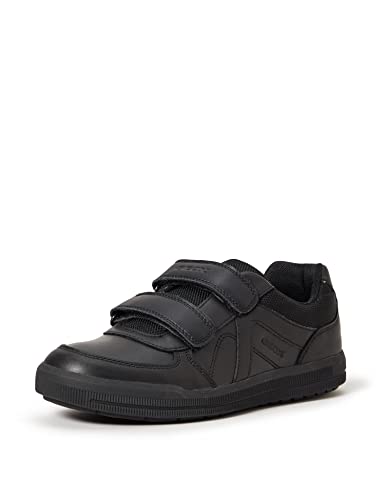Geox Jungen J Arzach Boy E Sneaker, Schwarz (Black C9999), 28 EU