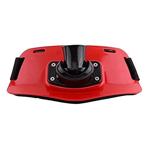 Starbun Angelrutenhalter mit rotem Gürtel Verstellbarer Angelrutenhalter mit hoher Schlagfestigkeit und Kunststoffgurt für Angelregal im Freien