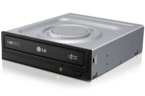 LG Electronics DVDRW 24 x SATA Optisches Laufwerk, schwarz (gh24nsb0r)