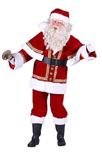 Thetru Herren Kostüm Weihnachtsmann rot weiß Weihnachten Fasching Gr. M