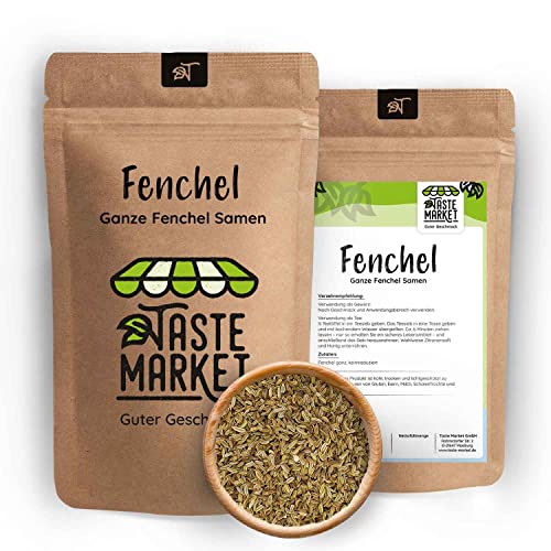 10 x 1 kg Fenchel ganz | Fenchelsamen | Fenchel Samen | Aromatisch | Fencheltee | Tee Gewürz