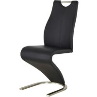 Schwingstuhl - schwarz - 44,5 cm - 99 cm - 59,5 cm - Stühle > Esszimmerstühle - Möbel Kraft