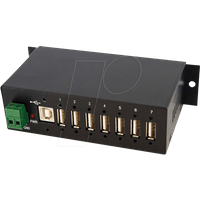 Startech .com usb 2.0 industrial 7 port hub