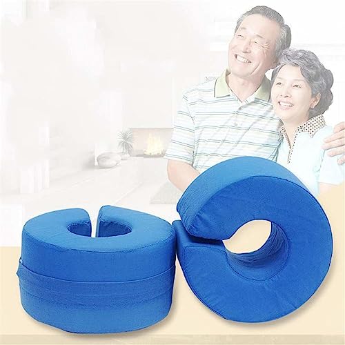 Hand Leg Lifting Cushion, Removable Design Foot Booster Cushion - anti decubitus Footrest Pillow for Elderly Bedridden Patients,blue