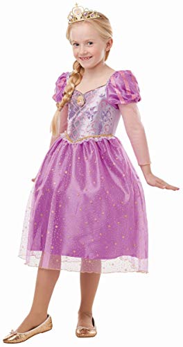 Rubie's Offizielles Disney Prinzessin Rapunzel Verwirrter Glitzer und Glitzer Mädchen Kostüm