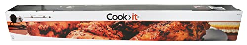 cozze Cook>it® Rotisserie Edelstahl für 3-/4-Brenner-Gasgrill in Stabiler Ausführung mit 10 × 10 mm Spieß
