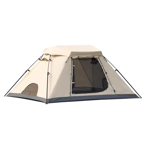 NRNQMTFZ Camping Zelt,3-4 Personen Pop-up-Zelt,automatisches Sofortzelt,Winddichte Ultraleichte Kuppelzelt,super leichtes Schnellöffnungs,Ventilationssystem, Moskitoschutz
