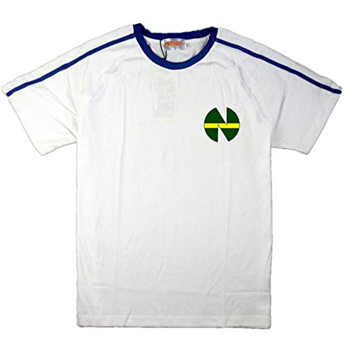 Anime Captain Tsubasa Nankatsu School No. 10 Ozora Tsubasa Fußball-T-Shirt Cosplay Tee - Weiß - XX-Large
