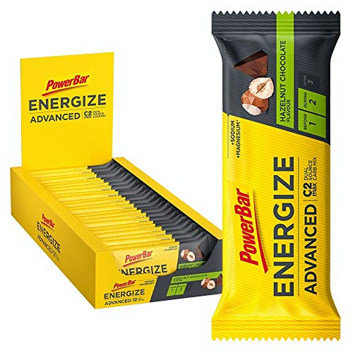 Powerbar Energize Advanced Choco Hazelnut 15x55g - High Carb Energieriegel + C2MAX