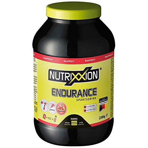 NUTRIXXION® | High Energy Drink Endurance, Energie Drink für Sportler mit BCAA, Vitaminen & Mineralien, Redfruit | 2200g