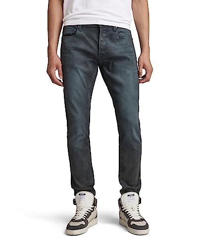 G-STAR RAW Herren 3301 Slim Jeans, Grey (dk aged cobler 7863-3143), 38W / 34L