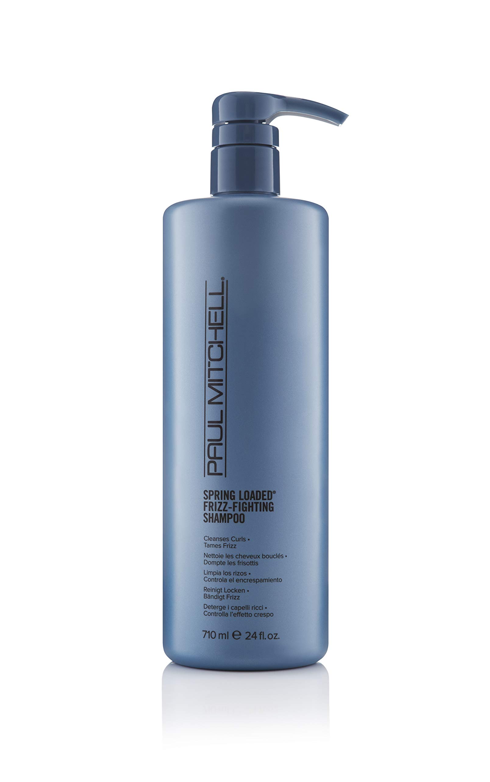 Paul Mitchell Spring Loaded Frizz-Fighting Shampoo - Haar-Reinigung für Locken und welliges Haar, sulfatfreies Shampoo mit Anti-Frizz Effekt, 710 ml