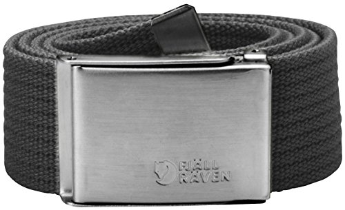Fjällräven Unisex Canvas Belt Gürtel, Grau (Dark Grey 030), 120|#692 (Herstellergröße:One Size)